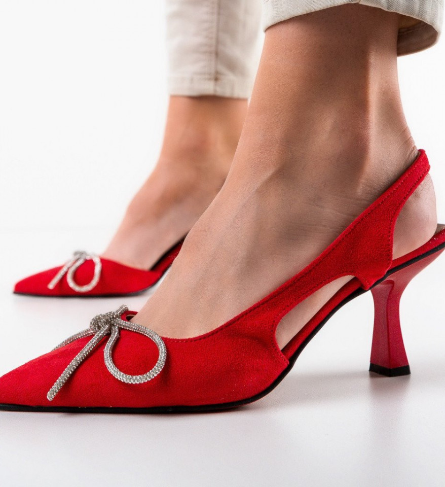 Ženske Cipele Dinut Crvene