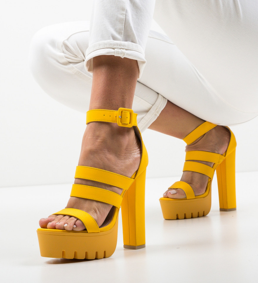 Ženske sandale Bannist Žute