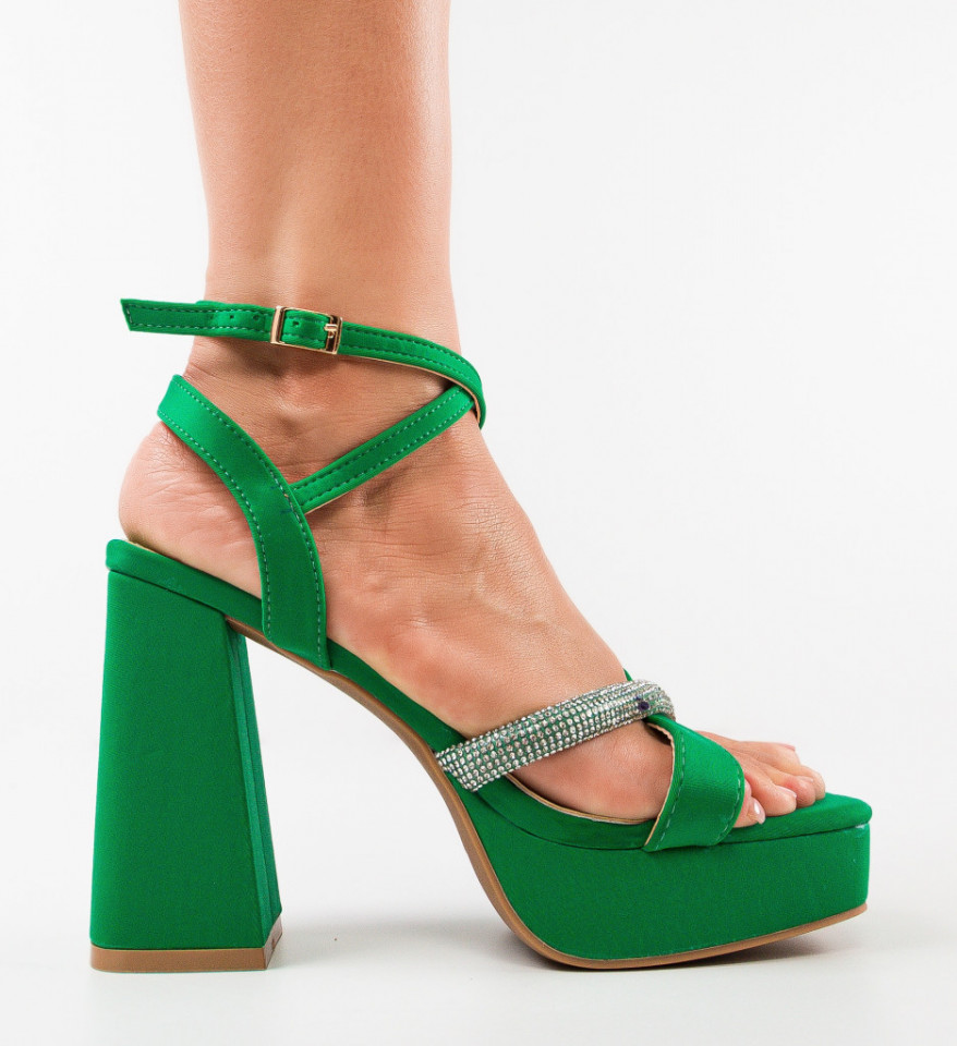 Ženske sandale Jakki Zelene