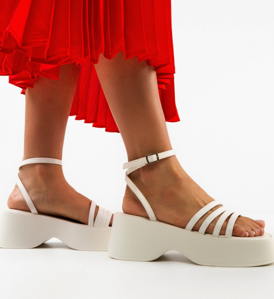 Ženske sandale Laurentino Bijele
