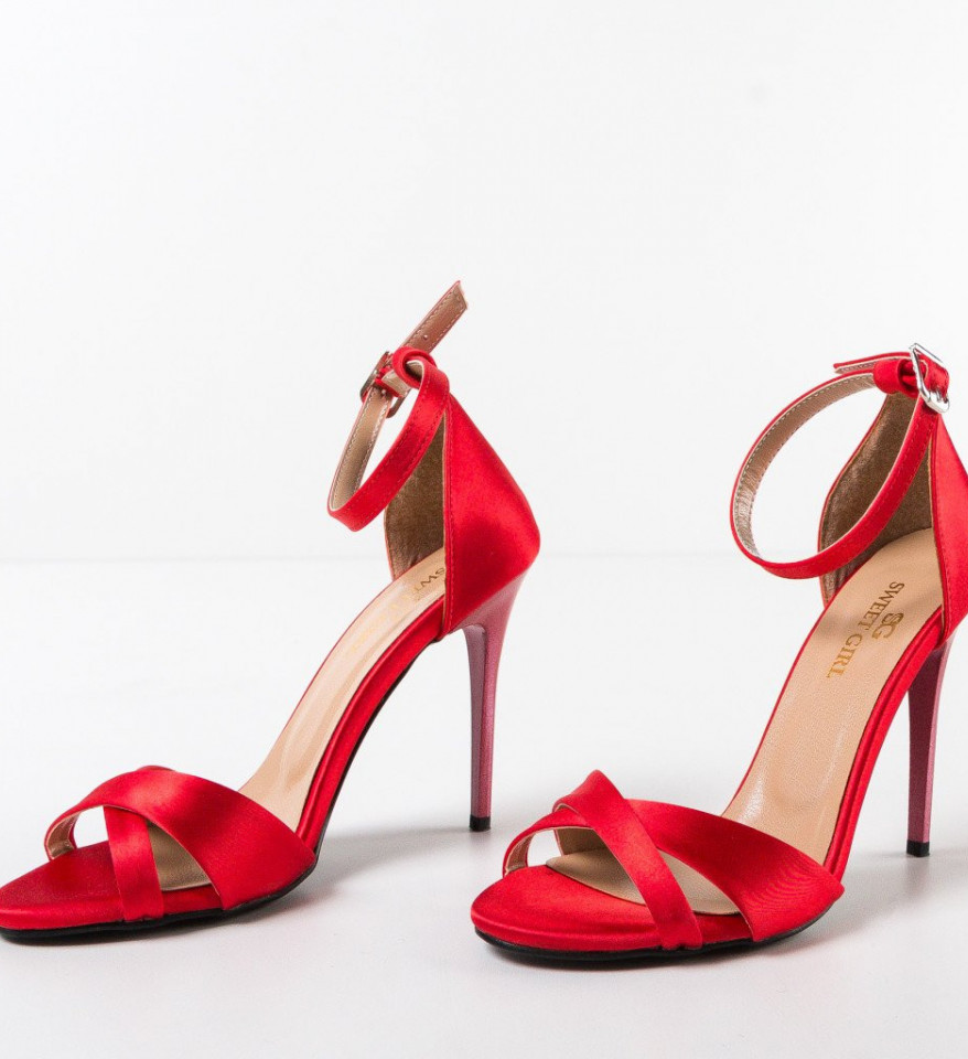 Ženske sandale Nuda Crvene