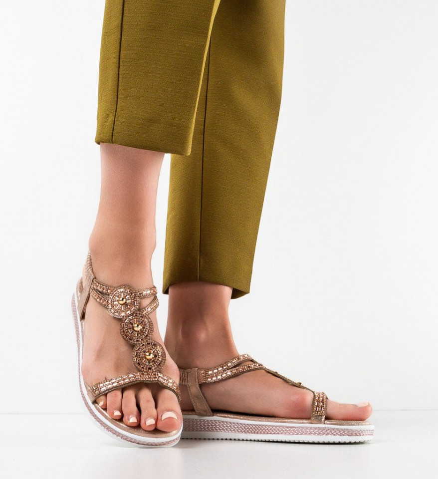 Ženske sandale Ximia Zlatne