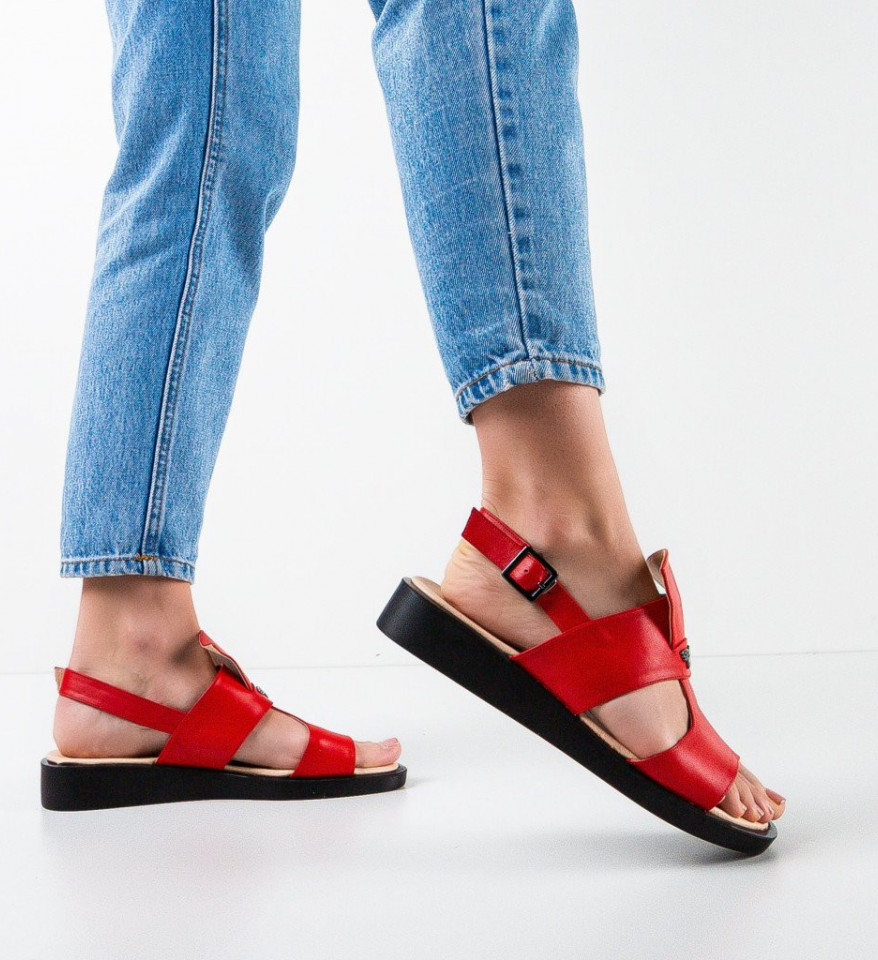 Ženske sandale Amyr Crvene