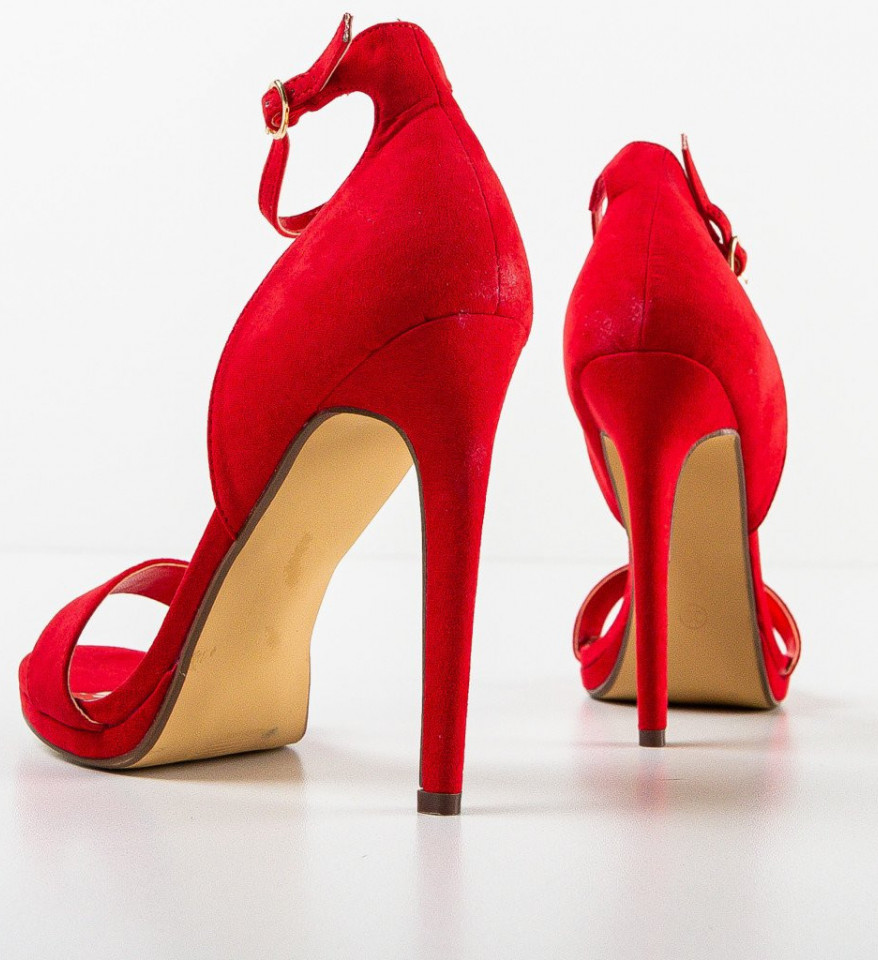 Ženske sandale Davies Crvene