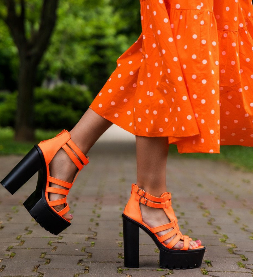Ženske sandale Pickett Narančaste