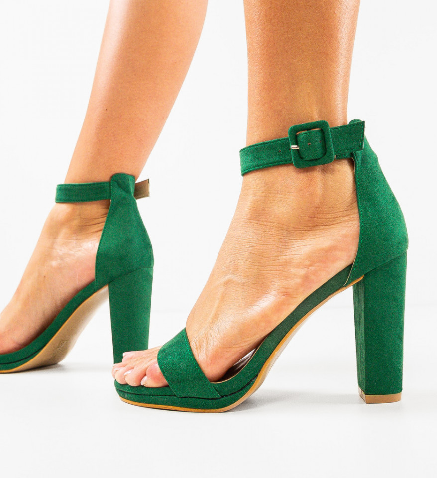 Ženske sandale Costil Zelene