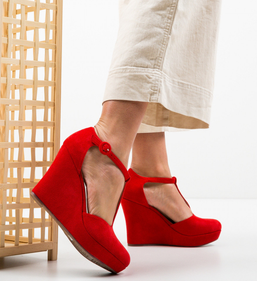 Ženske sandale Jajaka Crvene