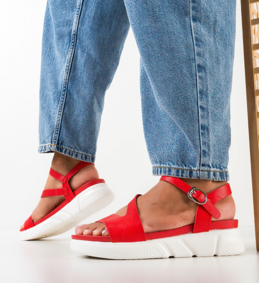 Ženske sandale Opru Crvene
