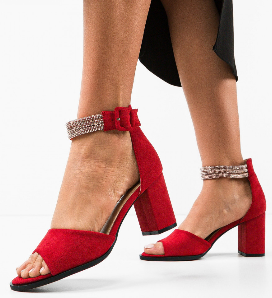 Ženske sandale Bosnian Crvene
