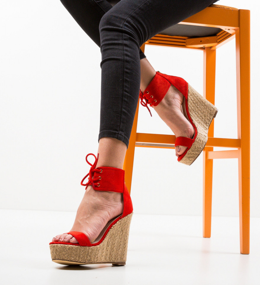 Ženske sandale Cerema Crvene
