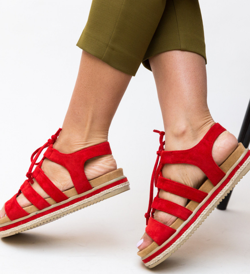 Ženske sandale Corvan Crvene
