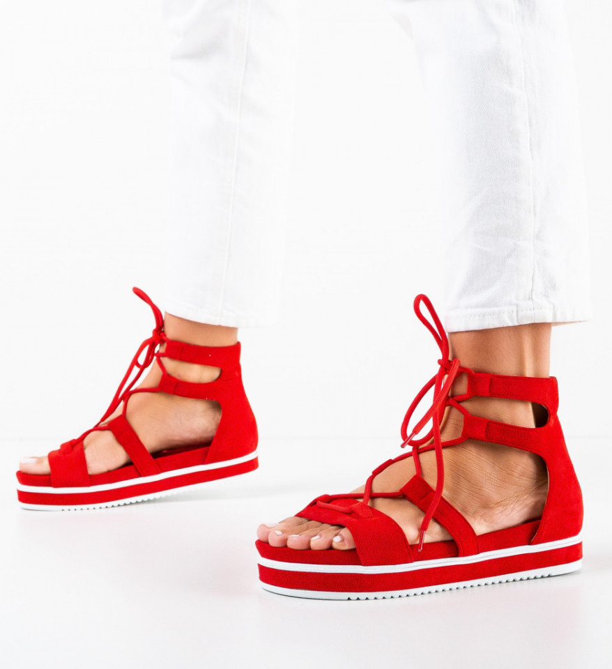 Ženske sandale Ladare Crvene