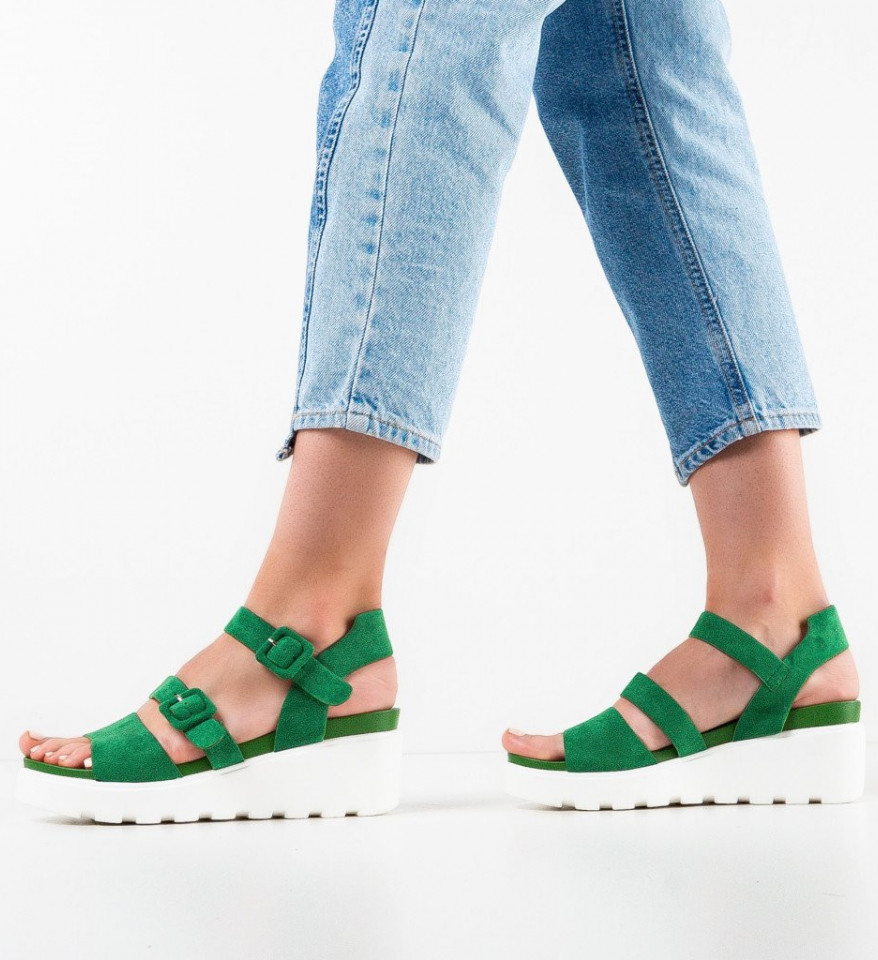 Ženske sandale Lumia Zelene