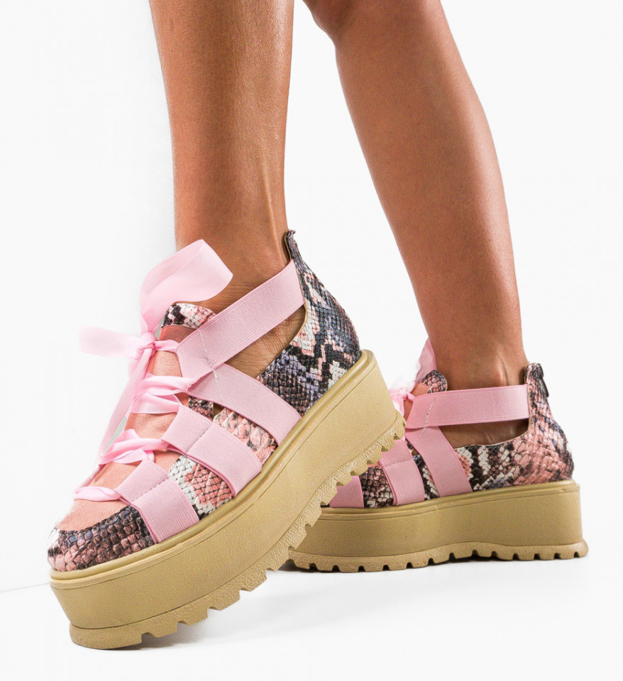 Kežualne cipele Pakler Ružičaste