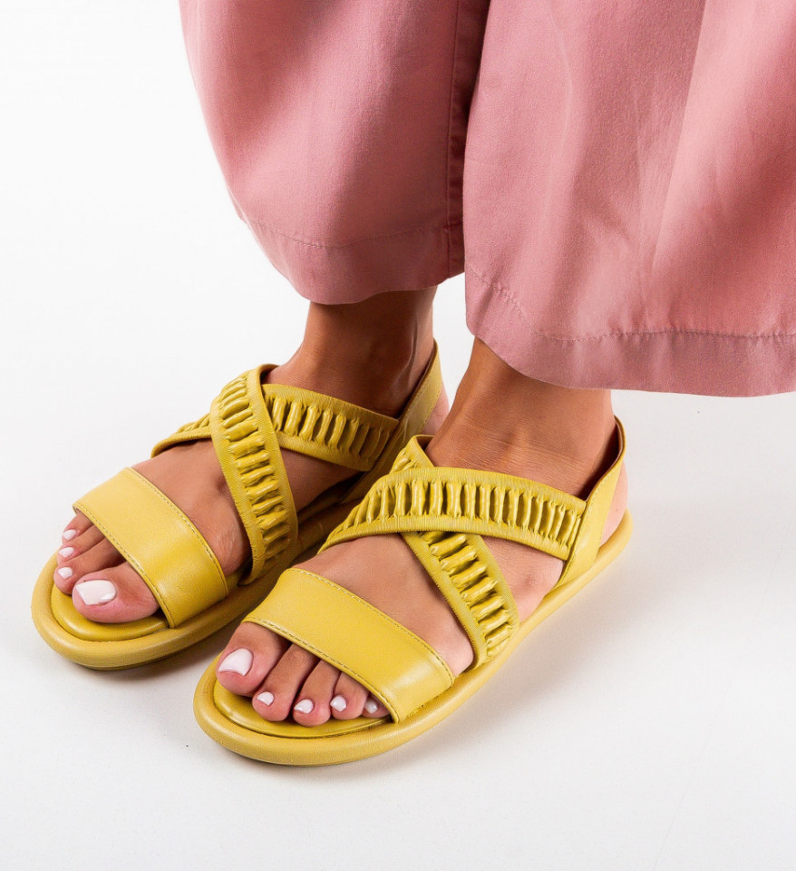 Ženske sandale Hibiscus Žute