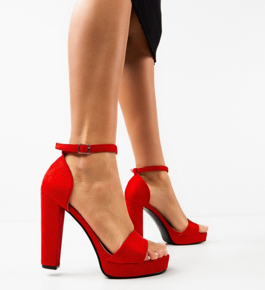 Ženske sandale Merfok Crvene