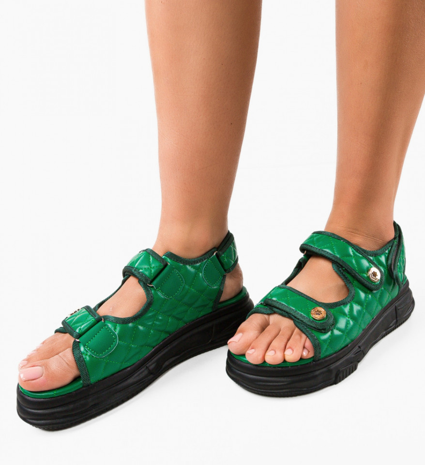Ženske sandale Osane Zelene