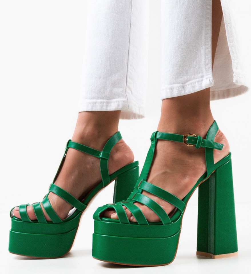 Ženske sandale Rio Zelene