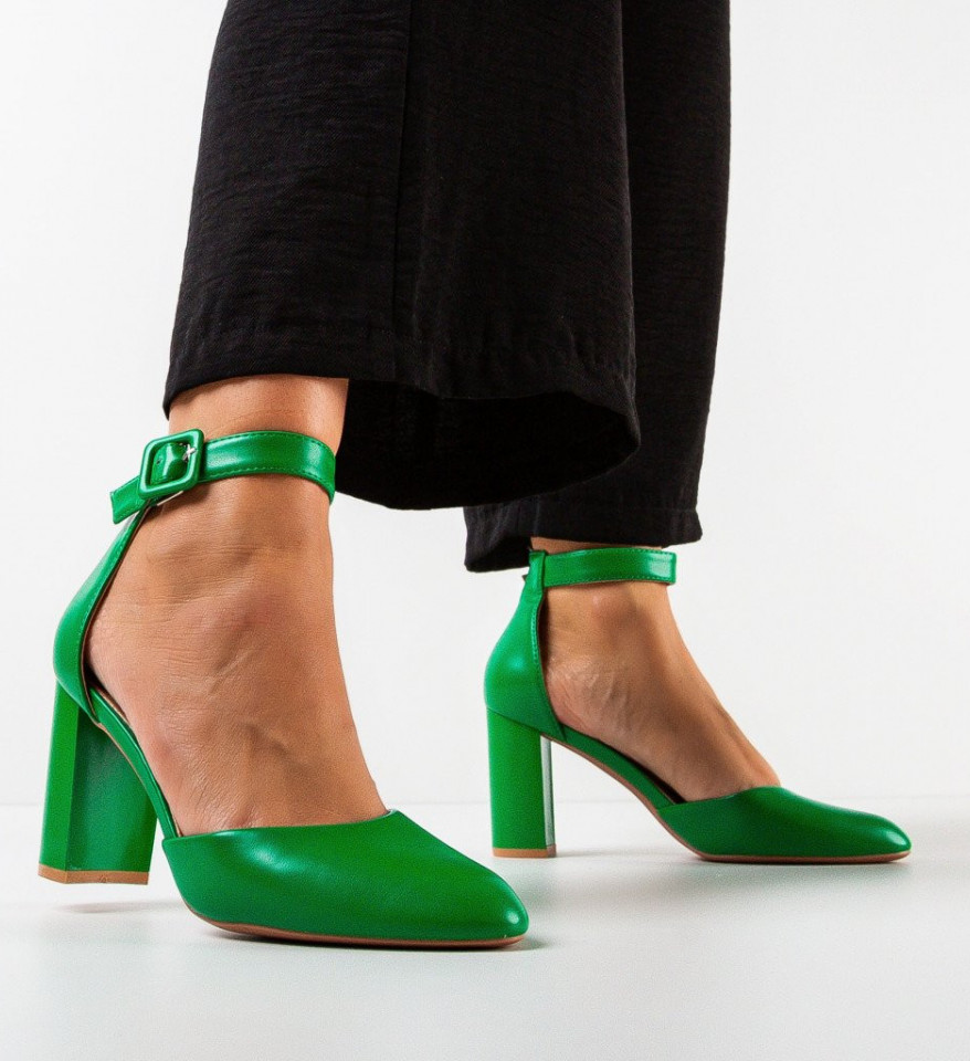 Ženske Cipele Haloma Zelene