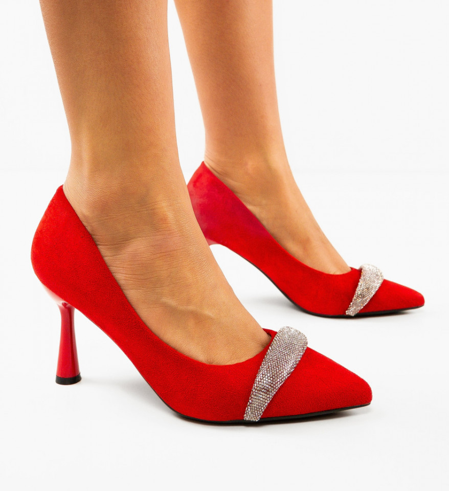 Ženske Cipele Kadar Crvene