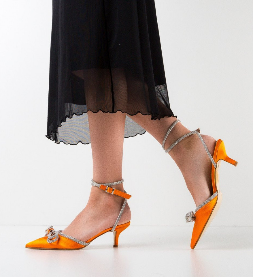 Ženske Cipele Zapakam Narančaste