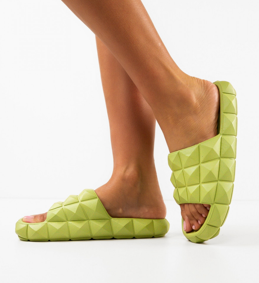 Ženske papuče Rombye Zelene