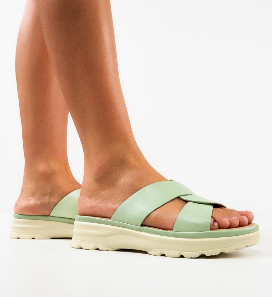 Ženske sandale Flapy Zelene