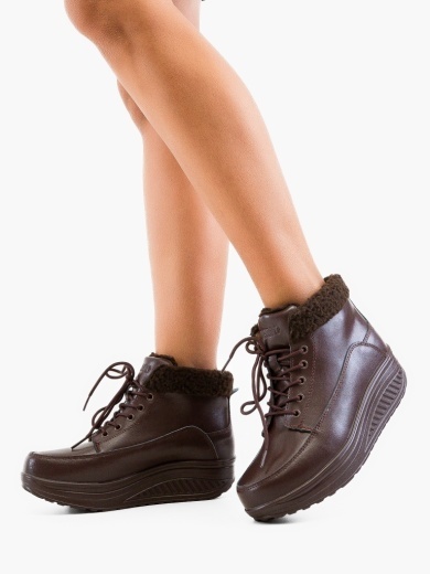 Ženske gležnjače Ware Smeđe