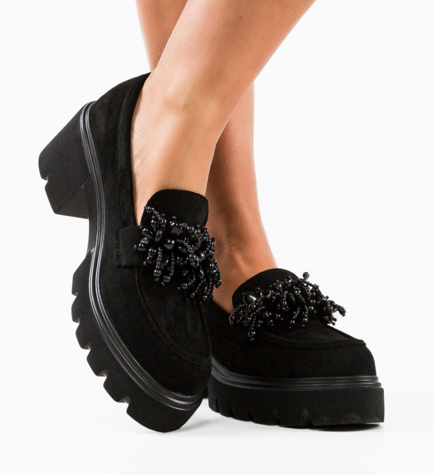 Fekete Severina Casual Cipők