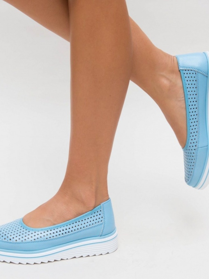 Kék geani Espadrilles Cipők