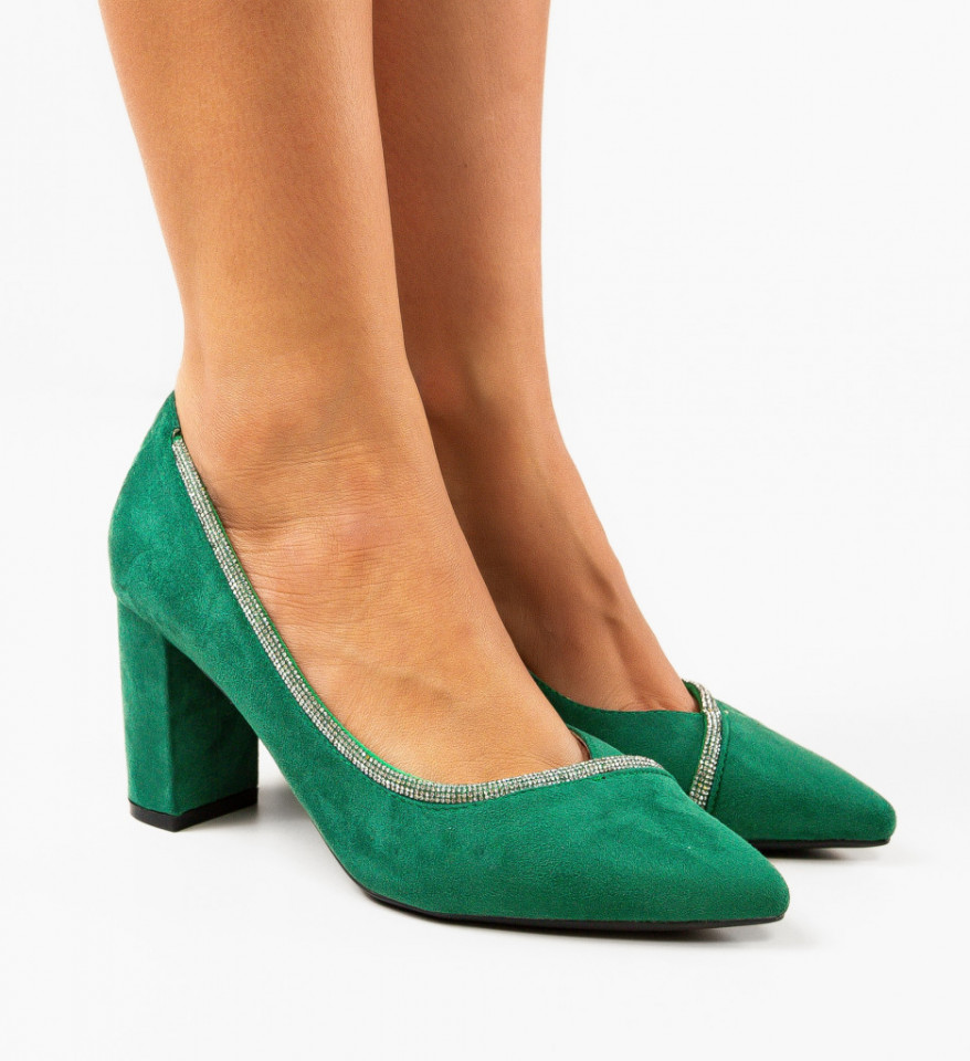 Zöld Bavalka Cipők