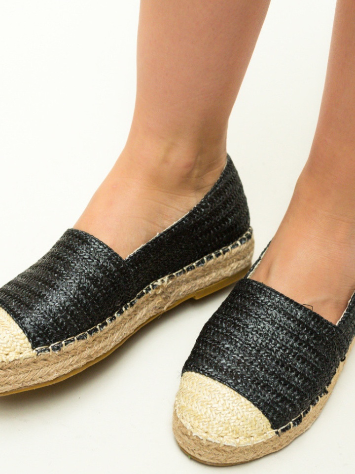 Fekete Emilio Espadrilles Cipők