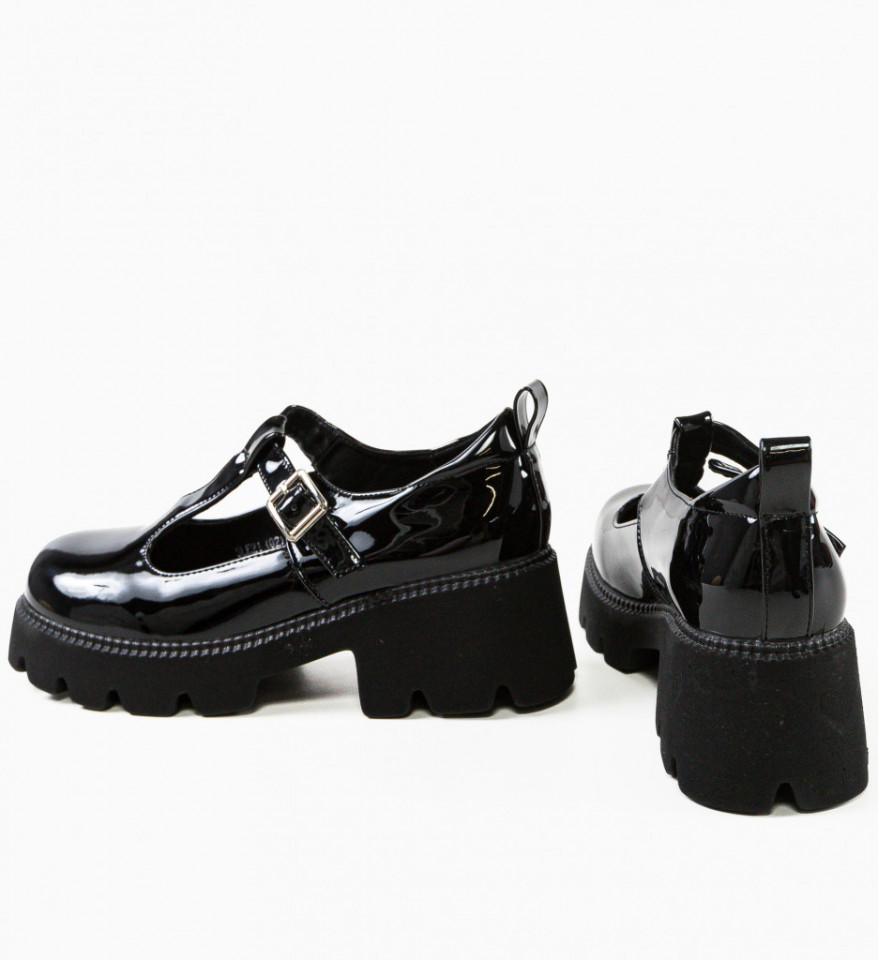 Fekete Longina Casual Cipők