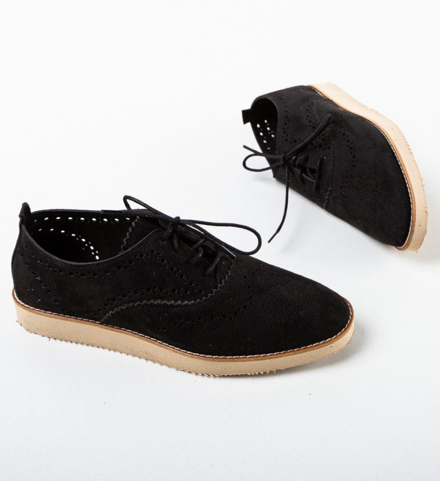 Fekete Luso Casual Cipők