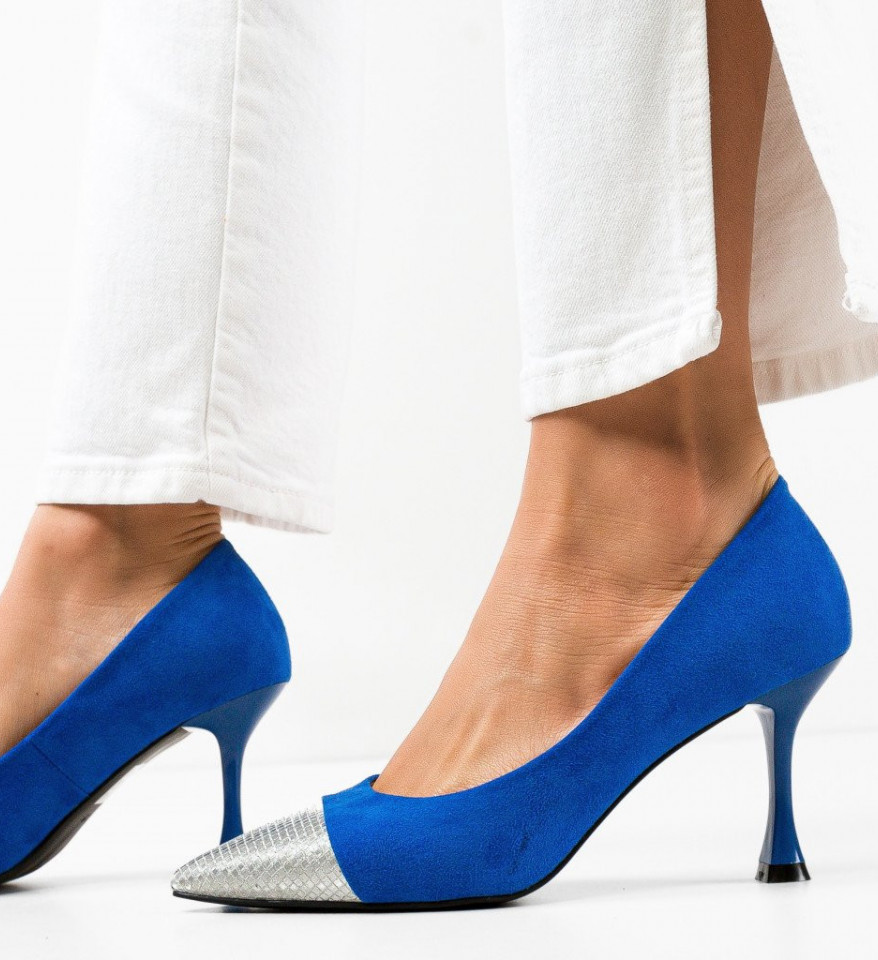 Kék Sayen Cipők