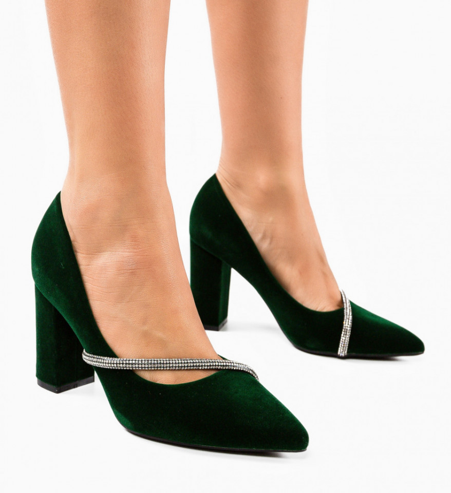 Zöld Pherick Cipők