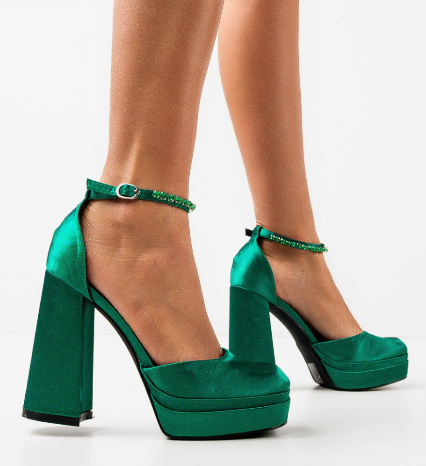 Zöld Servaas Cipők