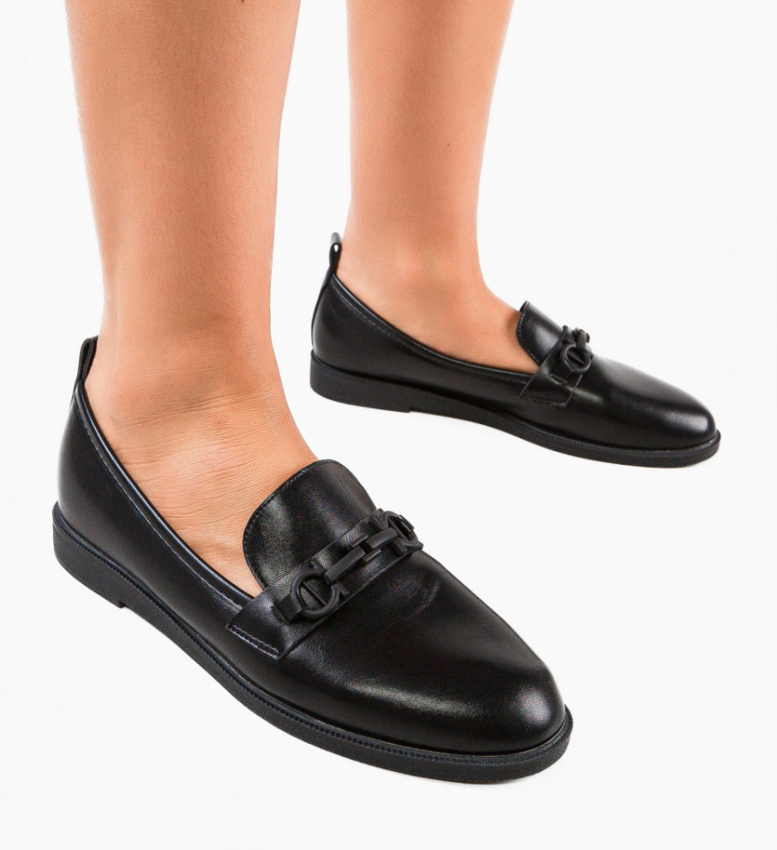 Fekete Baja Casual Cipők