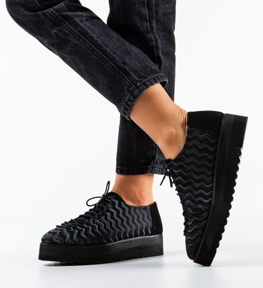 Fekete Olexa Casual Cipők