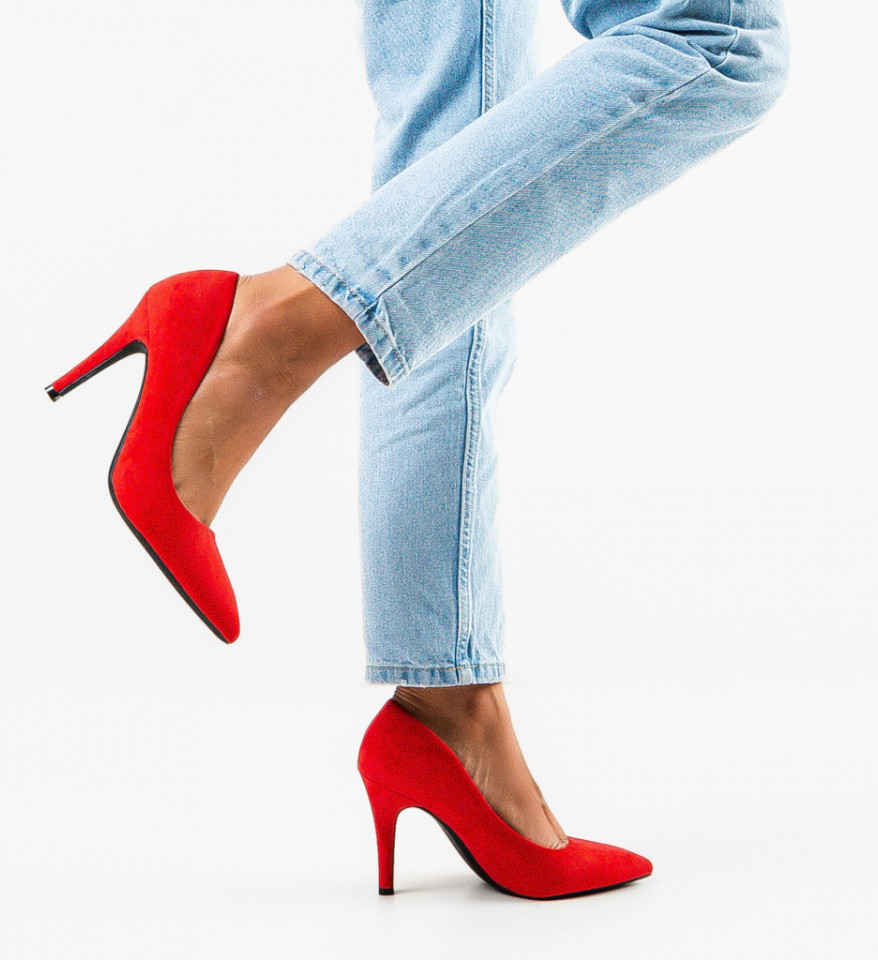 Piros Morrison Cipők