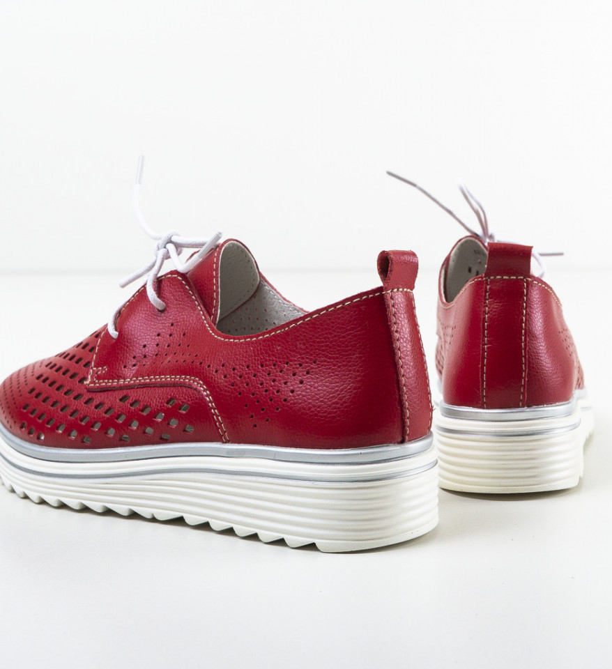 Piros Tone Casual Cipők
