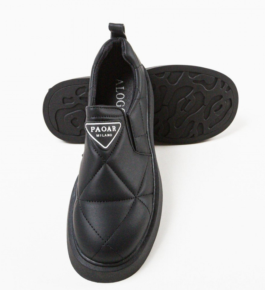 Fekete Ryty Casual Cipők