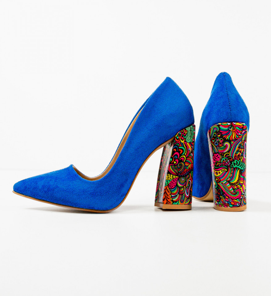 Kék Monina Cipők