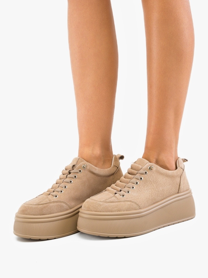 Khaki Simmi Casual Cipők - Img 2