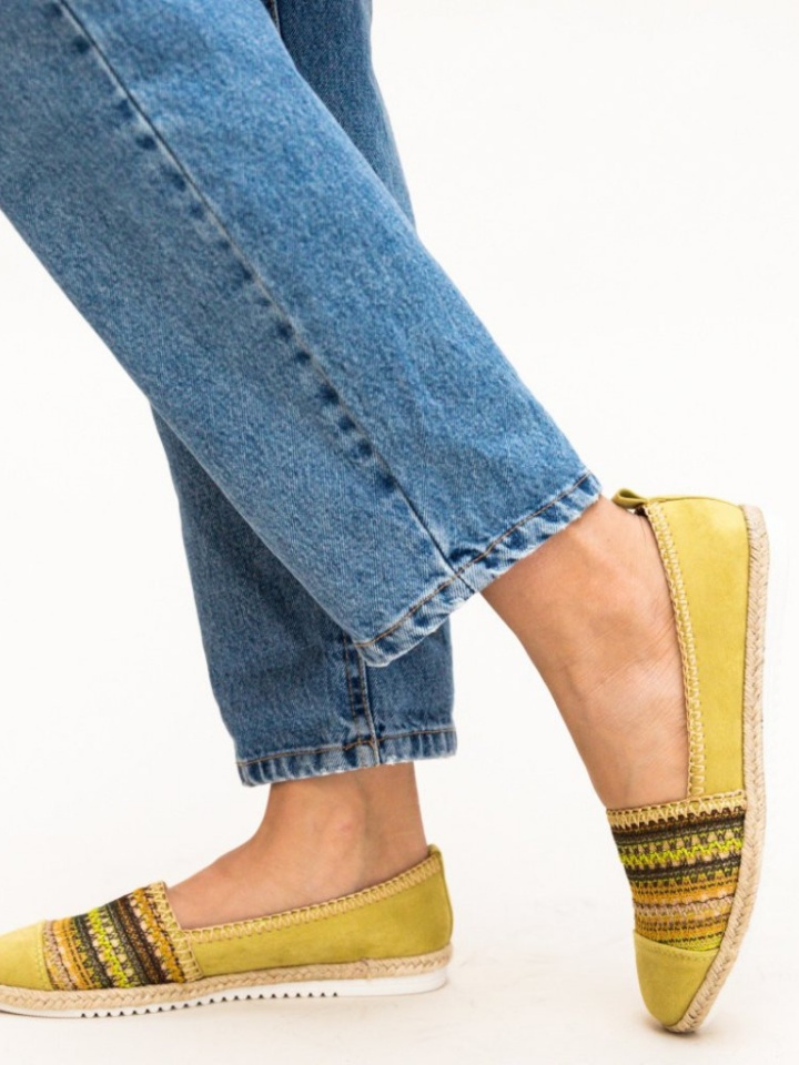 Sárga Barlow Espadrilles Cipők