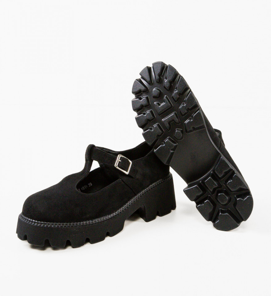 Fekete Longina Casual Cipők
