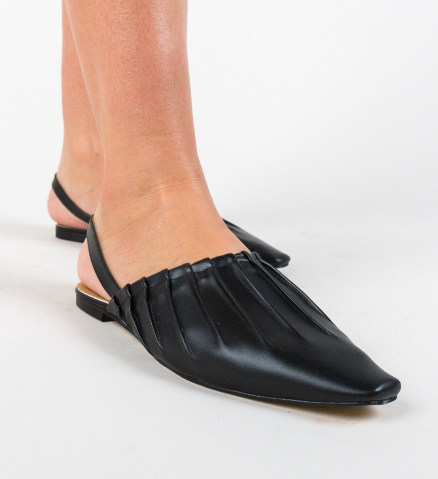 Fekete Miror Balerina Cipők