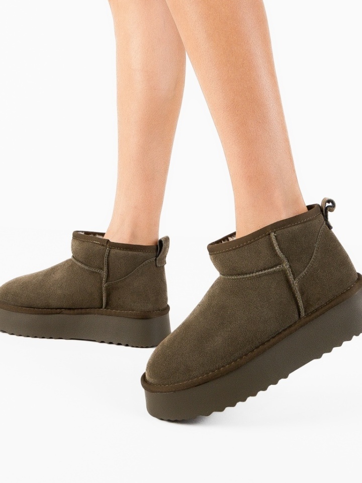 Khaki Nour UGG Csizmák - Img 2