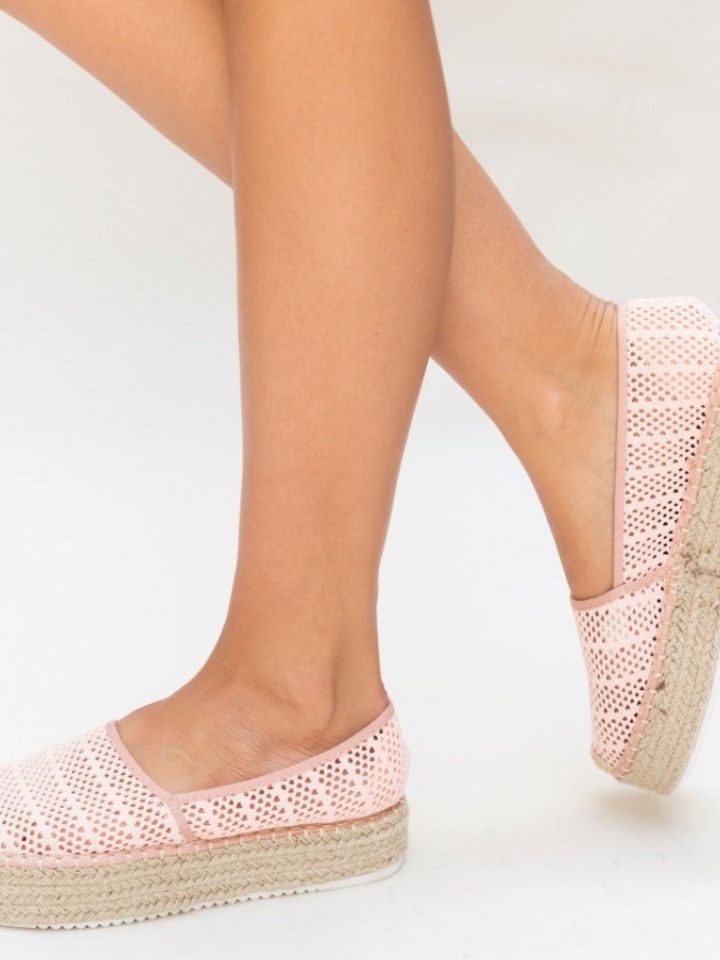 Rózsaszín Eke Espadrilles Cipők