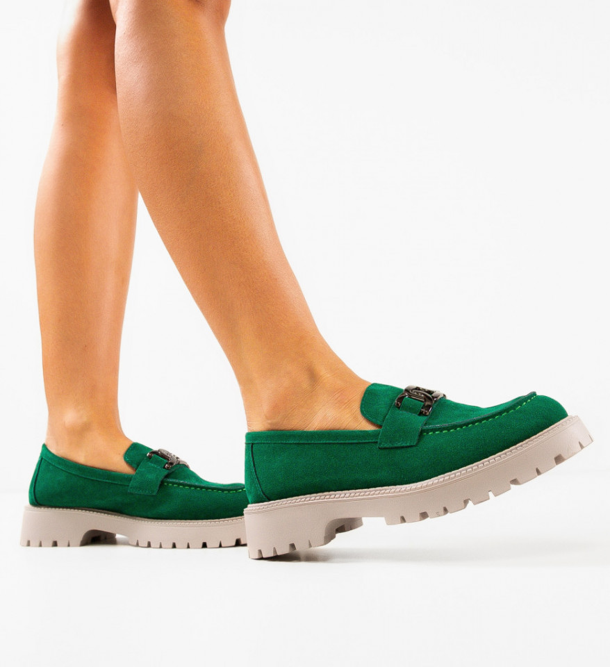 Zöld Maniav Casual Cipők